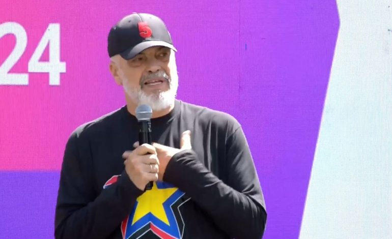 Rama në Fushë Krujë: PS vjen tek ju me kokën lart, na jepni besim që të bëjmë më të mirën për 4 vitet e ardhshme