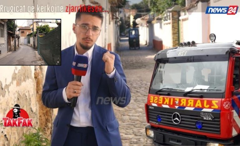 “Rrugicat që kërkojnë zjarrfiksen”, Tak-Fak sjell problematikat e banorëve të Tiranës: Na ruajt Zoti!