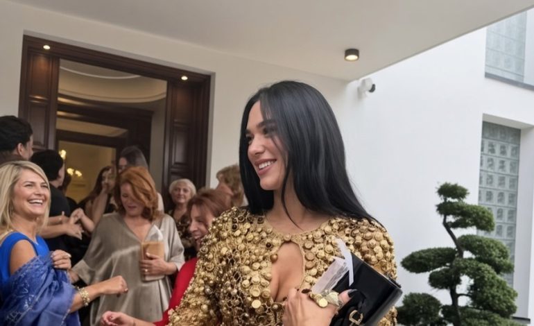 Dalin pamjet: Dua Lipa nÃ« PejÃ«, mysafire nÃ« njÃ« dasmÃ«