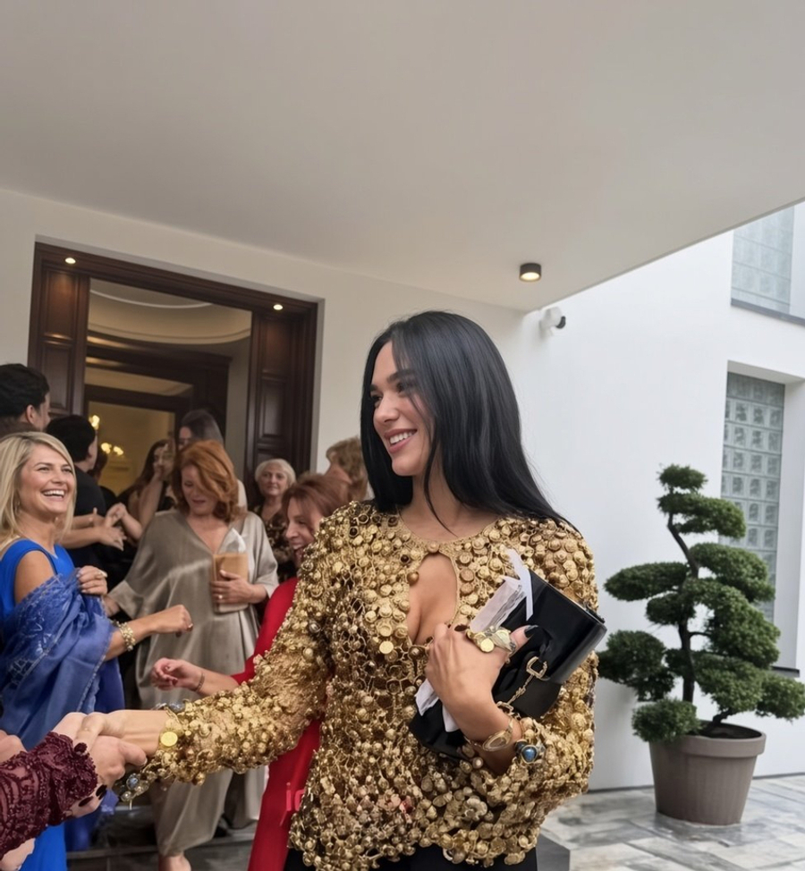 Dalin pamjet: Dua Lipa nÃ« PejÃ«, mysafire nÃ« njÃ« dasmÃ«