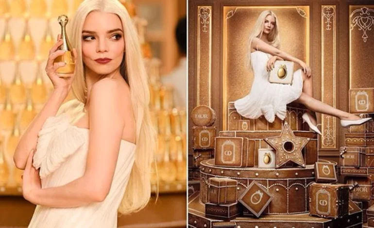 Me pamje tejet elegante, Anya Taylor-Joy shkëlqen në fushatën festive të Dior